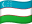 Uzbekistan flag